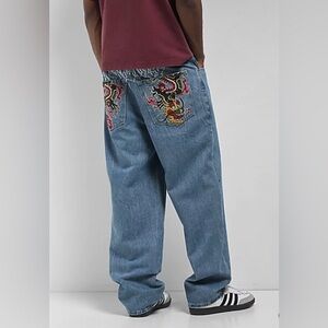 Zumiez Ninth Hall Ambush Medium Blue Loose Fit Jeans